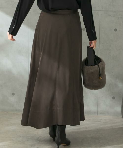 URBAN RESEARCH ROSSO / アーバンリサーチ ロッソ スカート | パネルラインサテンフレアスカート | 詳細13