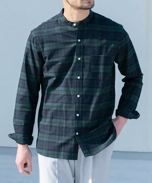 URBAN RESEARCH ROSSO / アーバンリサーチ ロッソ シャツ・ブラウス | 『WEB限定』『XXLサイズあり』『抗菌/消臭』ハイパフォーマンスオックスバンドカラーシャツ | 詳細1