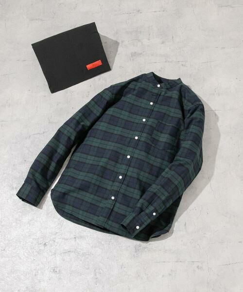 URBAN RESEARCH ROSSO/アーバンリサーチ ロッソ 『WEB限定』『XXLサイズあり』『抗菌/消臭』ハイパフォーマンスオックスバンドカラーシャツ グリーン系その他 XXL