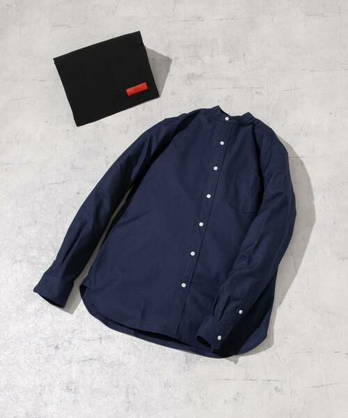 URBAN RESEARCH ROSSO/アーバンリサーチ ロッソ 『WEB限定』『XXLサイズあり』『抗菌/消臭』ハイパフォーマンスオックスバンドカラーシャツ ブルー系その他 XL URBAN RESEARCH ROSSO/アーバンリサーチ ロッソ 『WEB限定』『XXLサイズあり』『抗菌/消臭』ハイパフォーマンスオックスバンドカラーシャツ ブルー系その他 XL