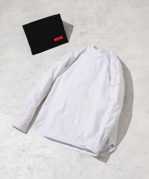 URBAN RESEARCH ROSSO/アーバンリサーチ ロッソ 『WEB限定』『XXLサイズあり』『抗菌/消臭』ハイパフォーマンスオックスバンドカラーシャツ グレー系その他 L URBAN RESEARCH ROSSO/アーバンリサーチ ロッソ 『WEB限定』『XXLサイズあり』『抗菌/消臭』ハイパフォーマンスオックスバンドカラーシャツ グレー系その他 L