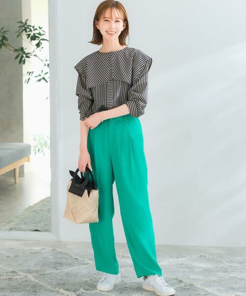 URBAN RESEARCH ROSSO / アーバンリサーチ ロッソ その他パンツ | イージーセミワイドツータックスラックス | 詳細4