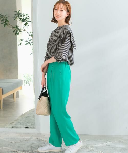 URBAN RESEARCH ROSSO / アーバンリサーチ ロッソ その他パンツ | イージーセミワイドツータックスラックス | 詳細5