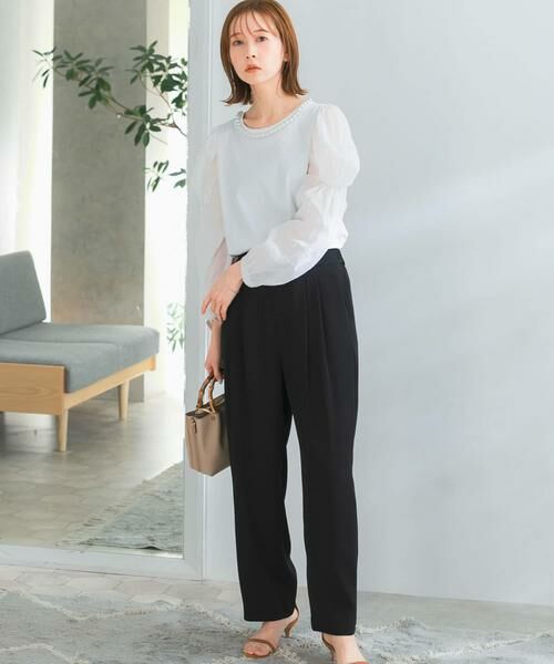 URBAN RESEARCH ROSSO / アーバンリサーチ ロッソ その他パンツ | イージーセミワイドツータックスラックス | 詳細23