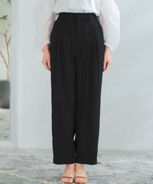 URBAN RESEARCH ROSSO / アーバンリサーチ ロッソ その他パンツ | イージーセミワイドツータックスラックス | 詳細26