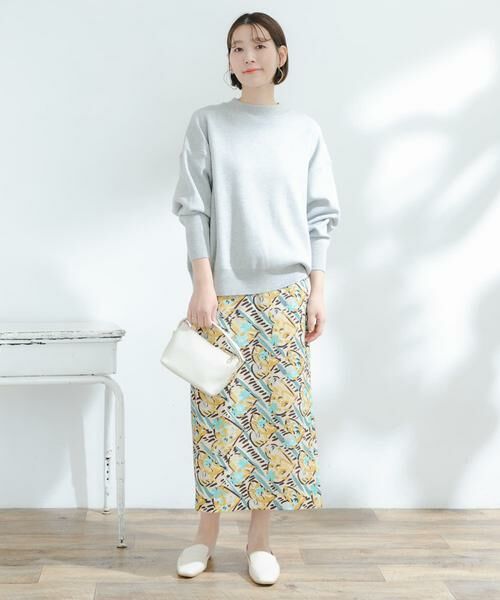 URBAN RESEARCH ROSSO / アーバンリサーチ ロッソ スカート | F by ROSSO　フラワーペイントセミタイトスカート | 詳細5