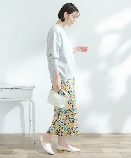 URBAN RESEARCH ROSSO / アーバンリサーチ ロッソ スカート | F by ROSSO　フラワーペイントセミタイトスカート | 詳細6