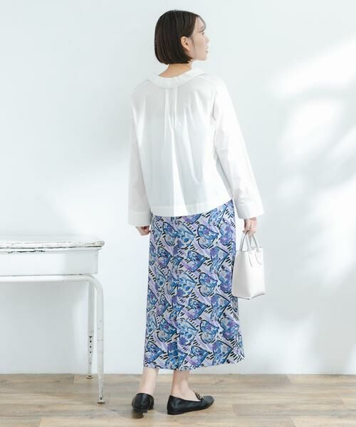 URBAN RESEARCH ROSSO / アーバンリサーチ ロッソ スカート | F by ROSSO　フラワーペイントセミタイトスカート | 詳細12