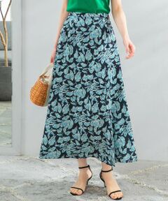 URBAN RESEARCH ROSSO / アーバンリサーチ ロッソ スカート | ミックスリーフプリントスカート