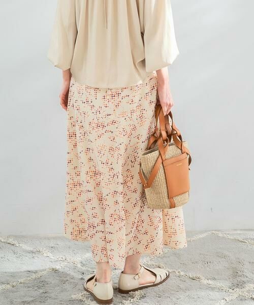 URBAN RESEARCH ROSSO / アーバンリサーチ ロッソ スカート | ミックスリーフプリントスカート | 詳細3