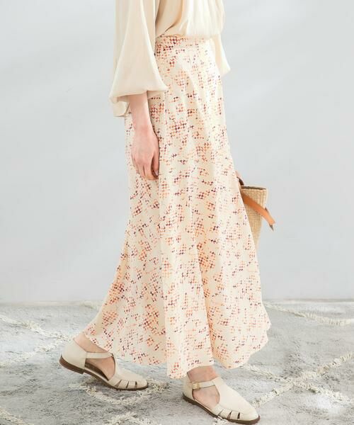 URBAN RESEARCH ROSSO / アーバンリサーチ ロッソ スカート | ミックスリーフプリントスカート | 詳細4