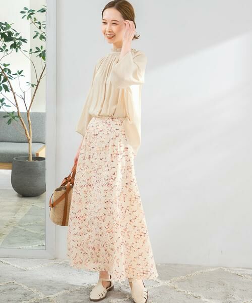 URBAN RESEARCH ROSSO / アーバンリサーチ ロッソ スカート | ミックスリーフプリントスカート | 詳細5