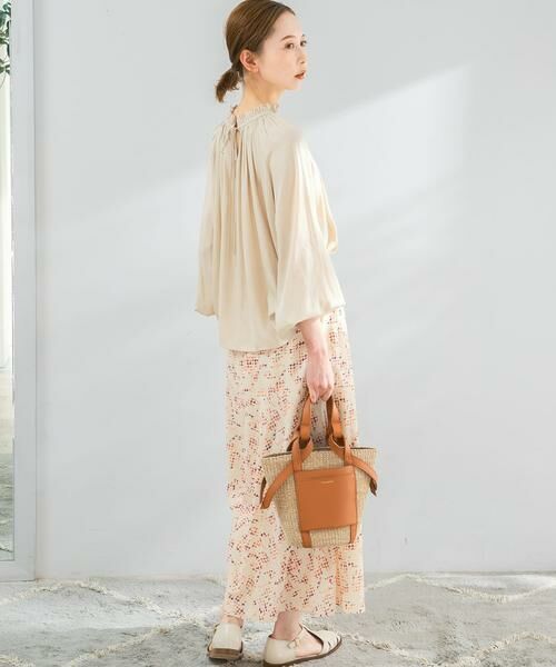 URBAN RESEARCH ROSSO / アーバンリサーチ ロッソ スカート | ミックスリーフプリントスカート | 詳細7