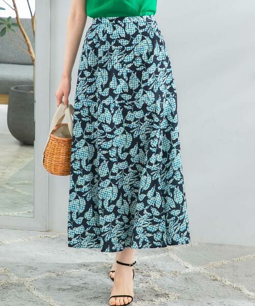 URBAN RESEARCH ROSSO / アーバンリサーチ ロッソ スカート | ミックスリーフプリントスカート | 詳細9