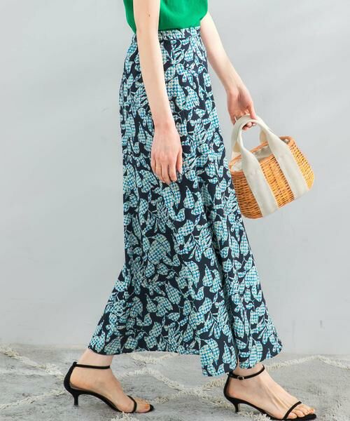 URBAN RESEARCH ROSSO / アーバンリサーチ ロッソ スカート | ミックスリーフプリントスカート | 詳細10