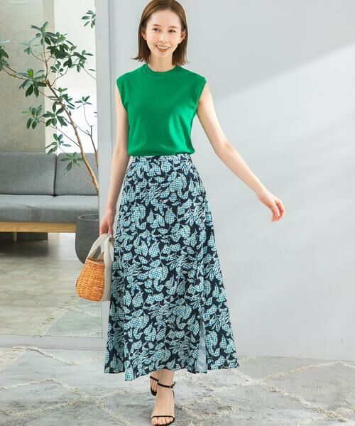 URBAN RESEARCH ROSSO / アーバンリサーチ ロッソ スカート | ミックスリーフプリントスカート | 詳細12