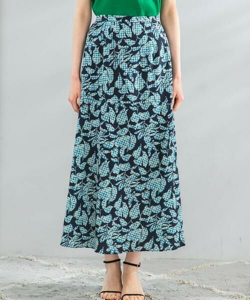 URBAN RESEARCH ROSSO / アーバンリサーチ ロッソ スカート | ミックスリーフプリントスカート | 詳細13