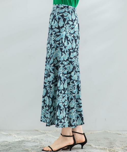 URBAN RESEARCH ROSSO / アーバンリサーチ ロッソ スカート | ミックスリーフプリントスカート | 詳細14