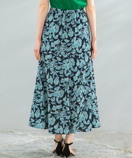 URBAN RESEARCH ROSSO / アーバンリサーチ ロッソ スカート | ミックスリーフプリントスカート | 詳細15