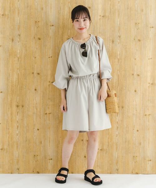 URBAN RESEARCH ROSSO / アーバンリサーチ ロッソ サロペット・オールインワン | F by ROSSO　UVCUTショートコンビネゾン | 詳細2