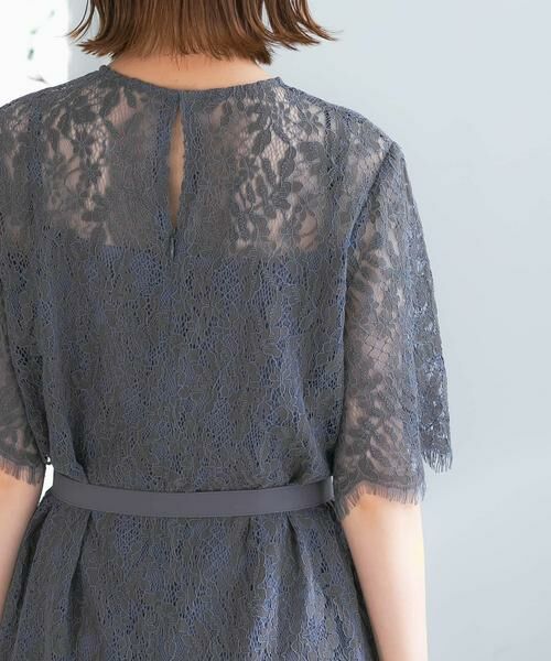 URBAN RESEARCH ROSSO / アーバンリサーチ ロッソ ドレス | 配色レースストレートドレス | 詳細22