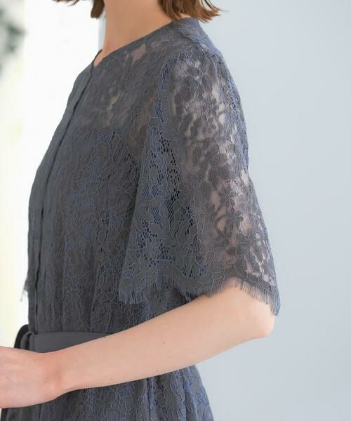 URBAN RESEARCH ROSSO / アーバンリサーチ ロッソ ドレス | 配色レースストレートドレス | 詳細19