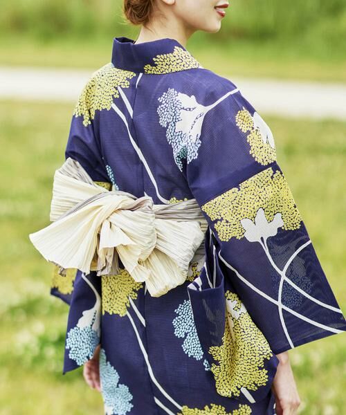 URBAN RESEARCH ROSSO / アーバンリサーチ ロッソ 着物・浴衣・小物類 | 綿絽ゆかた 花と蔓 | 詳細2