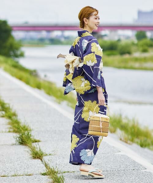 URBAN RESEARCH ROSSO / アーバンリサーチ ロッソ 着物・浴衣・小物類 | 綿絽ゆかた 花と蔓 | 詳細3