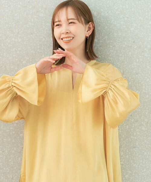 URBAN RESEARCH ROSSO / アーバンリサーチ ロッソ シャツ・ブラウス | 2WAYネックボリュームスリーブチュニック | 詳細19