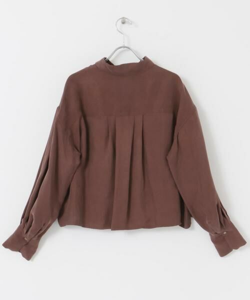 URBAN RESEARCH ROSSO / アーバンリサーチ ロッソ シャツ・ブラウス | タックスリーブクロップドキュプラシャツ | 詳細9