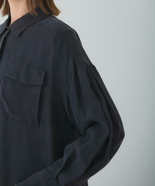 URBAN RESEARCH ROSSO / アーバンリサーチ ロッソ シャツ・ブラウス | タックスリーブクロップドキュプラシャツ | 詳細21