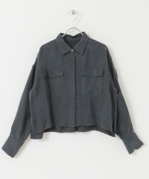 URBAN RESEARCH ROSSO / アーバンリサーチ ロッソ シャツ・ブラウス | タックスリーブクロップドキュプラシャツ | 詳細24