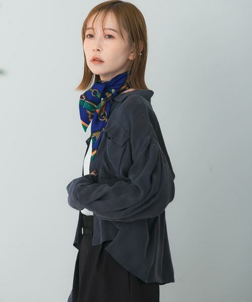 URBAN RESEARCH ROSSO / アーバンリサーチ ロッソ シャツ・ブラウス | タックスリーブクロップドキュプラシャツ | 詳細12