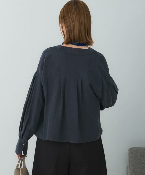 URBAN RESEARCH ROSSO / アーバンリサーチ ロッソ シャツ・ブラウス | タックスリーブクロップドキュプラシャツ | 詳細13