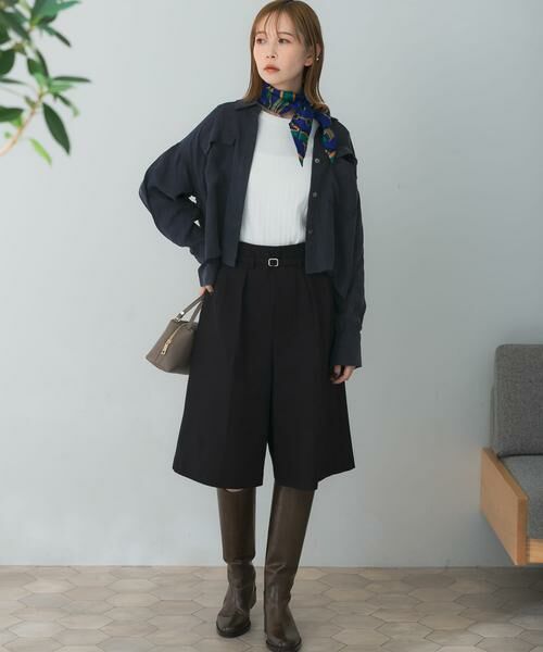 URBAN RESEARCH ROSSO / アーバンリサーチ ロッソ シャツ・ブラウス | タックスリーブクロップドキュプラシャツ | 詳細14