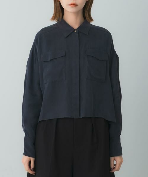 URBAN RESEARCH ROSSO / アーバンリサーチ ロッソ シャツ・ブラウス | タックスリーブクロップドキュプラシャツ | 詳細16