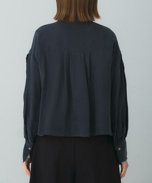 URBAN RESEARCH ROSSO / アーバンリサーチ ロッソ シャツ・ブラウス | タックスリーブクロップドキュプラシャツ | 詳細18