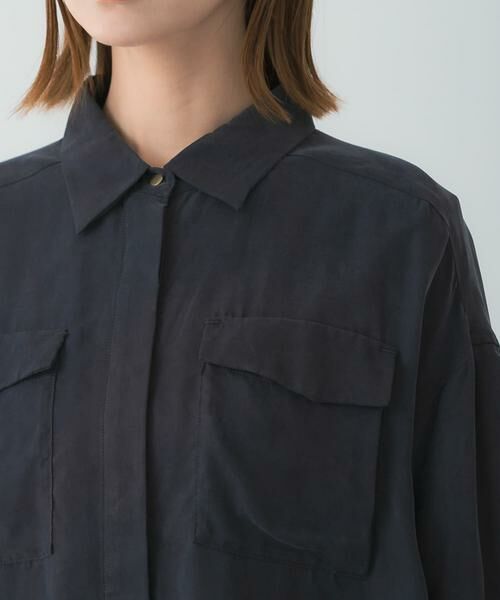 URBAN RESEARCH ROSSO / アーバンリサーチ ロッソ シャツ・ブラウス | タックスリーブクロップドキュプラシャツ | 詳細19