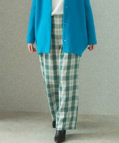 URBAN RESEARCH ROSSO / アーバンリサーチ ロッソ その他パンツ | カラーチェックワイドパンツ