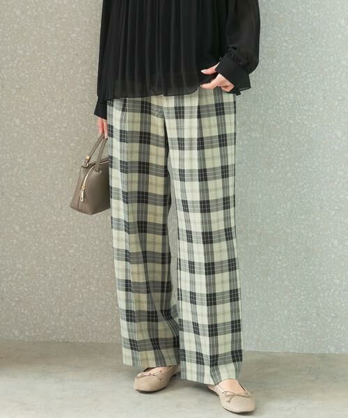URBAN RESEARCH ROSSO / アーバンリサーチ ロッソ その他パンツ | カラーチェックワイドパンツ | 詳細16