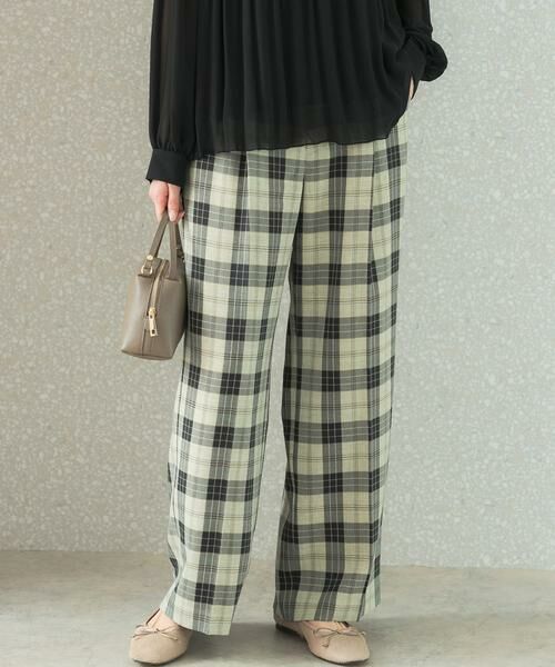 URBAN RESEARCH ROSSO / アーバンリサーチ ロッソ その他パンツ | カラーチェックワイドパンツ | 詳細17