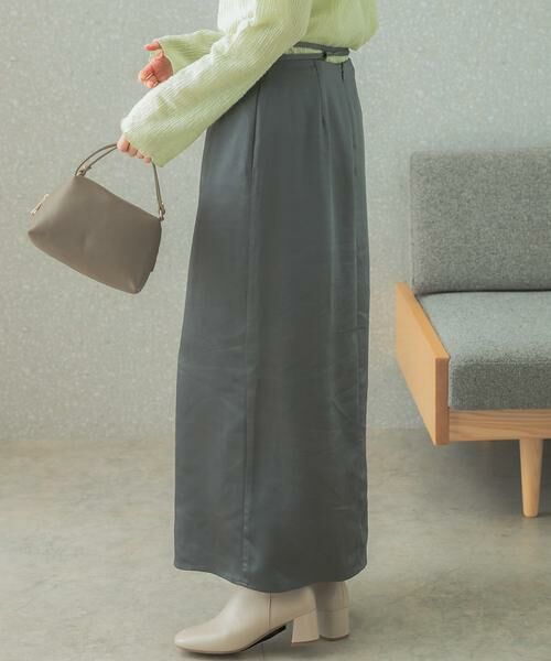 URBAN RESEARCH ROSSO / アーバンリサーチ ロッソ スカート | マルチウェイサテンナロースカート | 詳細3