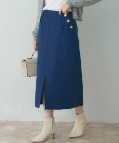 URBAN RESEARCH ROSSO / アーバンリサーチ ロッソ スカート | ボタンデザインタイトスリットスカート