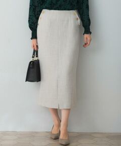 URBAN RESEARCH ROSSO / アーバンリサーチ ロッソ スカート | ボタンデザインタイトスリットスカート