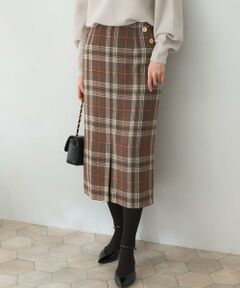URBAN RESEARCH ROSSO / アーバンリサーチ ロッソ スカート | ボタンデザインタイトスリットスカート