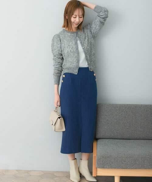 URBAN RESEARCH ROSSO / アーバンリサーチ ロッソ スカート | ボタンデザインタイトスリットスカート | 詳細4