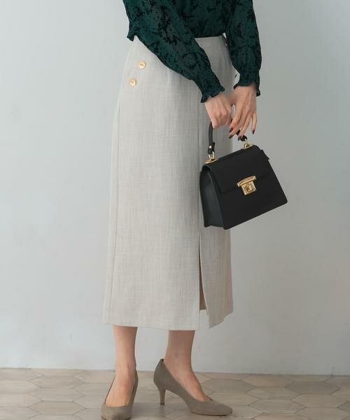 URBAN RESEARCH ROSSO / アーバンリサーチ ロッソ スカート | ボタンデザインタイトスリットスカート | 詳細20