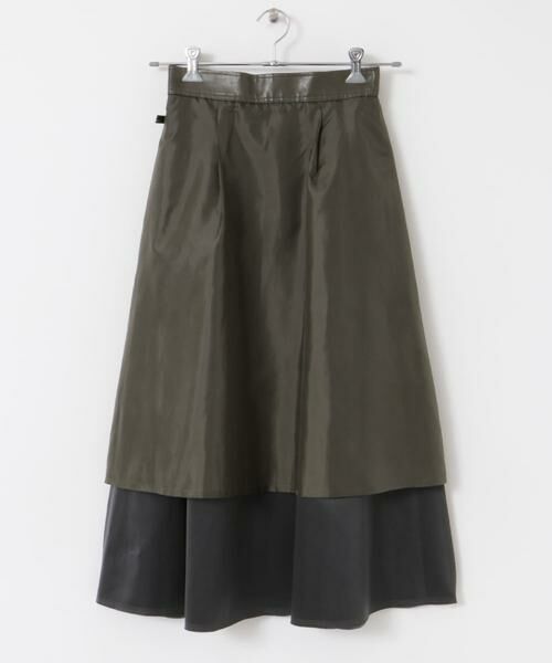 URBAN RESEARCH ROSSO / アーバンリサーチ ロッソ スカート | ウォッシャブルフェイクレザーフレアスカート | 詳細11