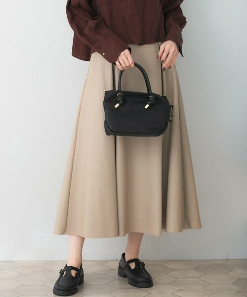 URBAN RESEARCH ROSSO / アーバンリサーチ ロッソ スカート | ウォッシャブルフェイクレザーフレアスカート | 詳細13