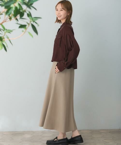 URBAN RESEARCH ROSSO / アーバンリサーチ ロッソ スカート | ウォッシャブルフェイクレザーフレアスカート | 詳細17